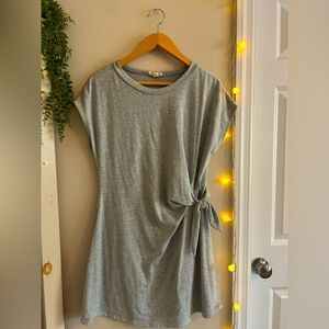 See You Monday Gray Midi Dress